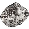 Image 1 : BOLIVIA, Potosí, cob 8 reales, Philip IV, assayer T (late 1620s), "flat" lions.