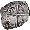Image 2 : BOLIVIA, Potosí, cob 8 reales, Philip IV, assayer T (late 1620s), "flat" lions.