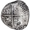 Image 2 : BOLIVIA, Potosí, cob 8 reales, Philip IV, assayer T (late 1620s), "flat" lions.