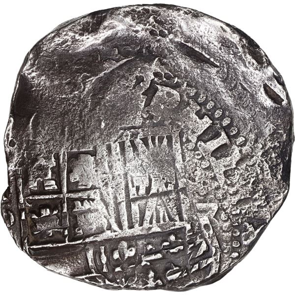 BOLIVIA, Potosí, cob 8 reales, Philip IV, assayer not visible (1630s).