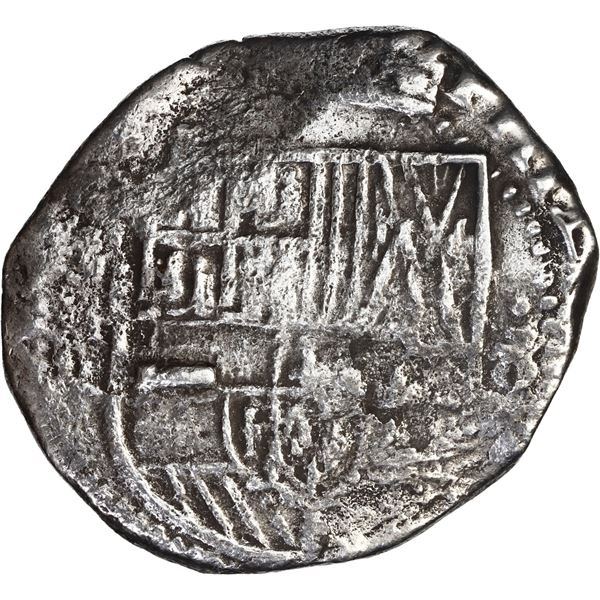 BOLIVIA, Potosí, cob 8 reales, Philip IV, assayer not visible (1630s).