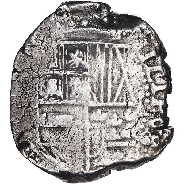BOLIVIA, Potosí, cob 8 reales, Philip IV, assayer not visible (1630s).