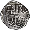 Image 1 : BOLIVIA, Potosí, cob 4 reales, Philip IV, assayer T (late 1620s), "flat" lions.