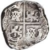 Image 2 : BOLIVIA, Potosí, cob 4 reales, Philip IV, assayer not visible (1630s), error denomination 8.