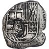Image 1 : BOLIVIA, Potosí, cob 4 reales, (1651-52) E, with crowned-•F• (two dots) countermar