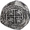 Image 2 : BOLIVIA, Potosí, cob 8 reales, 1653 E, •PH• at top, •pomegranate[x=#8226/