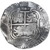 Image 2 : BOLIVIA, Potosí, cob 8 reales, 1653 E, (•PH•) at top, •pomegranate[x=#822