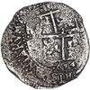 Image 2 : BOLIVIA, Potosí, cob 8 reales, 1654 E, •PH• at top, •8• above cr