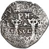 Image 1 : BOLIVIA, Potosí, cob 4 reales, 1653 E, •PH• at top, retrograde-4 denomination.