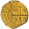 Image 2 : COLOMBIA, Bogotá, gold cob 2 escudos, 1651, assayer R below denomination II to right, mintmark NR to