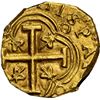 Image 2 : COLOMBIA, Bogotá, gold cob 2 escudos, Philip IV, assayer R below denomination II to right, mintmark 