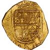 Image 1 : COLOMBIA, Bogotá, gold cob 2 escudos, Philip IV, assayer not visible (R) below denomination II to ri