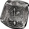 Image 2 : MEXICO, Mexico City, cob 8 reales, 1655/4 P, rare, NGC XF details / saltwater damage (Shipwreck Blue