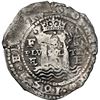 Image 1 : BOLIVIA, Potosí, cob 8 reales, 1652 E, Transitional Type III/A, O/N and E/8 to right of shield, rare