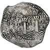 Image 1 : BOLIVIA, Potosí, cob 8 reales, 1652 E, Transitional Type IV/A, NGC AU details / saltwater damage (Sh