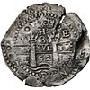 Image 1 : BOLIVIA, Potosí, cob 8 reales, 1652 E, Transitional Type VII/A, NGC XF details / saltwater damage (S