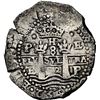 Image 1 : BOLIVIA, Potosí, cob 8 reales, 1652 E, Transitional Type VII/B, NGC XF details / saltwater damage (S