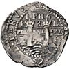 Image 1 : BOLIVIA, Potosí, cob 8 reales, 1652 E, Transitional Type VIII/A, NGC AU details / saltwater damage (