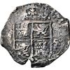 Image 2 : BOLIVIA, Potosí, cob 4 reales, 1652 E, transitional McLean Type I, NGC VF details / saltwater damage
