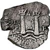 Image 1 : BOLIVIA, Potosí, cob 4 reales, 1652 E, transitional McLean Type I, NGC VF details / saltwater damage