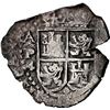 Image 2 : BOLIVIA, Potosí, cob 4 reales, 1652 E, transitional McLean Type I, NGC VF details / saltwater damage