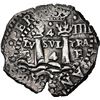 Image 1 : BOLIVIA, Potosí, cob 4 reales, 1652 E, transitional McLean Type II, NGC AU details / saltwater damag