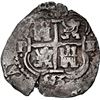 Image 2 : BOLIVIA, Potosí, cob 4 reales, 1653 E, •PH• at top, •pomegranate[x=#8226/
