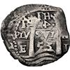 Image 1 : BOLIVIA, Potosí, cob 4 reales, 1653 E, retrograde denomination 4, •PH• at top, [x=