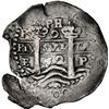 Image 1 : BOLIVIA, Potosí, cob 2 reales, 1652 E, post-transitional (McLean Type VII), 1-PH-6 at top, rare, NGC
