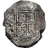 Image 2 : COLOMBIA, Bogotá, cob 8 reales, 1652 PoRMS, NGC VF details / sea salvaged (Shipwreck Blue Label), ex