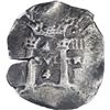 Image 1 : BOLIVIA, Potosí, cob 4 reales, 1652 E, transitional McLean Type II, with 4/2 error for denomination,