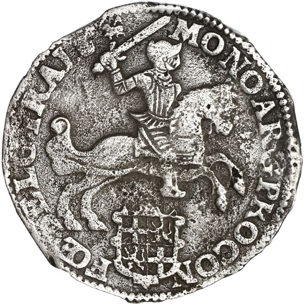 NETHERLANDS (United), Utrecht, mintmark paschal lamb, "rider" ducatoon, 1674, rare.