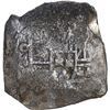 Image 1 : MEXICO, Mexico City, cob 8 reales, assayer not visible (J), style of 1712-13, encrusted as found.