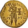 Image 1 : NETHERLANDS (United), Westfriesland, gold ducat, 1729, NGC MS 62.