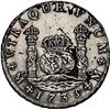 Image 1 : MEXICO, Mexico City, pillar 8 reales, Philip V, 1735 MF, NGC UNC details / sea salvaged (Shipwreck B