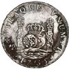Image 1 : MEXICO, Mexico City, pillar 8 reales, Philip V, 1735 MF.