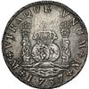 Image 1 : MEXICO, Mexico City, pillar 8 reales, Philip V, 1737 MF, NGC AU details / sea salvaged (Shipwreck Bl