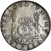 Image 1 : MEXICO, Mexico City, pillar 8 reales, Philip V, 1738/7 MF, rare, ex-Brameld, ex-Lane.