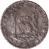 Image 1 : MEXICO, Mexico City, pillar 8 reales, Philip V, 1746 MF, ICCS EF-45 (Auguste: 1761 Shipwreck Label),