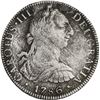 Image 1 : MEXICO, Mexico City, bust 8 reales, Charles III, 1786 FM.