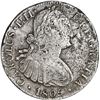 Image 1 : MEXICO, Mexico City, bust 8 reales, Charles IV, 1805 TH.