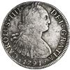 Image 1 : MEXICO, Mexico City, bust 8 reales, Charles IV, 1791 FM.
