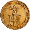 Image 1 : INDIA (British), Madras Presidency, gold 5 rupees (1/3 mohur), no date (1820).
