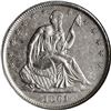 Image 1 : UNITED STATES, New Orleans mint, Seated Liberty half dollar, 1861-O, Louisiana issue (die W-08), NGC