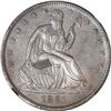 Image 1 : UNITED STATES, New Orleans mint, Seated Liberty half dollar, 1861-O, Confederate States issue (die W