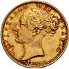 Image 1 : GREAT BRITAIN, London, gold sovereign, Victoria (young head), 1851, NGC AU details / saltwater damag