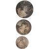 Image 2 : GREAT BRITAIN, London, denomination set of three coins (half crown 1900, florin 1900, and shilling 1
