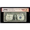 Image 1 : UNITED STATES, $1 silver certificate, series 1935C, serial V87724097D, rare, PMG Shipwreck A (Vault 