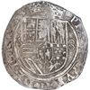 Image 1 : MEXICO, Mexico City, cob 8 reales, Philip II, assayer O below mintmark oM to left, solid-dot stops i
