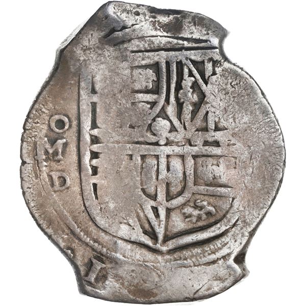 MEXICO, Mexico City, cob 8 reales, Philip IV, assayer D (early 1630s), ex-Hubbard.